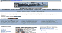 Desktop Screenshot of handwerkernet.de