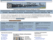 Tablet Screenshot of handwerkernet.de